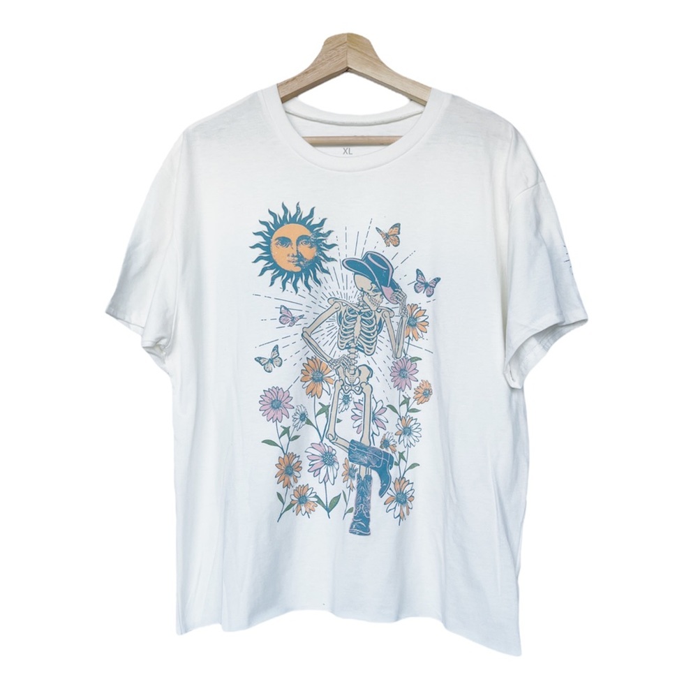 Skeleton Cowboy NWOT Tee